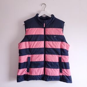 Vinyard Vines Striped Puffer Vest